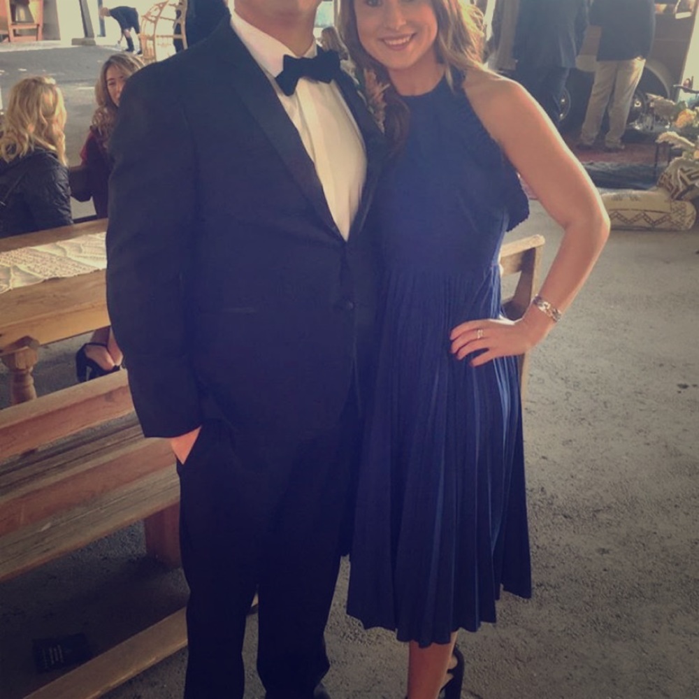 Blue dress!